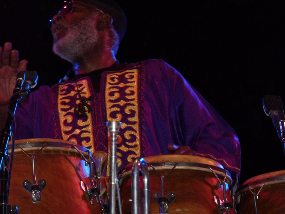 Lou Wilson Congas,Trumpet & Vocals..@ The Mandrill Concert
