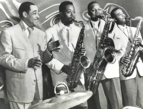 Duke and sax section