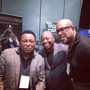 L-R George Benson,Paul Jackson,Jr., Jacques Lesure