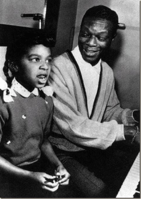 Nat and young Natalie  circa late 1950s