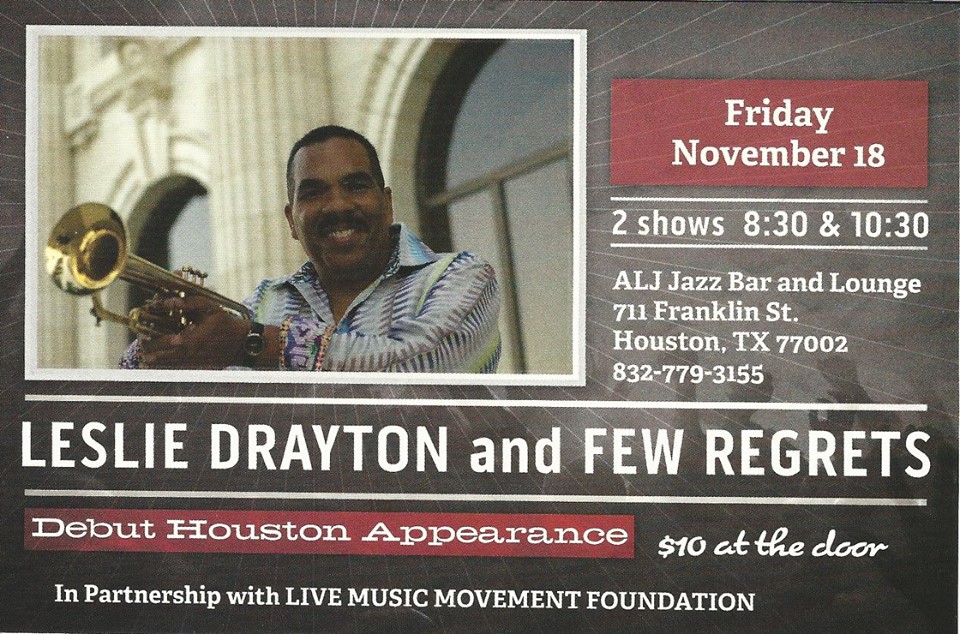 Leslie Drayton debuts new Band in New Digs